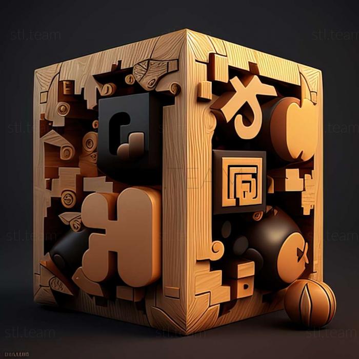 3D модель Игра Кубический мир (STL)